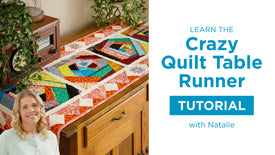 Crazy Quilt Table Runner