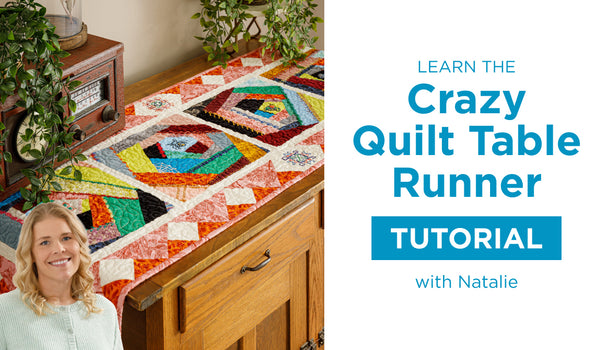 Crazy Quilt Table Runner