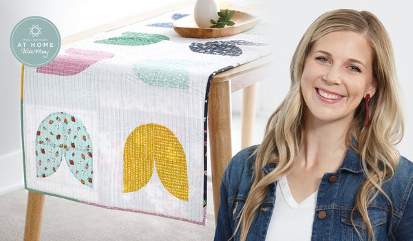 Make a "Twirly Tulips" Table Runner with Misty Doan on At Home With Misty (Video Tutorial)