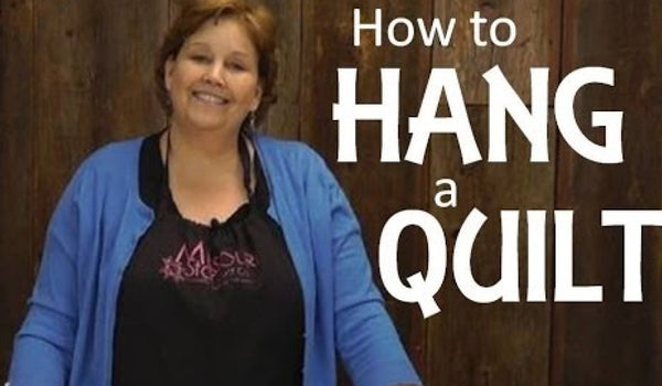 How to Hang a Quilt Tutorial