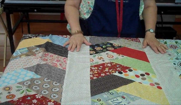 Friendship Braid Quilt using Half Hex Ruler