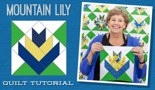 Make a "Mountain Lily" Quilt with Jenny Doan of Missouri Star