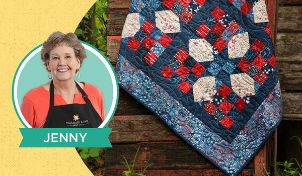 Make a "Star Sashed Nine Patch" Quilt with Jenny Doan of Missouri Star