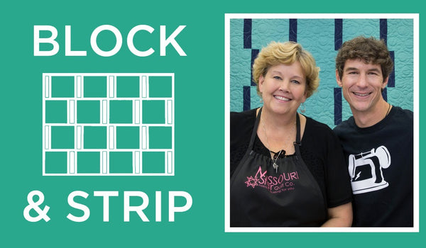 Block and Strip Quilt