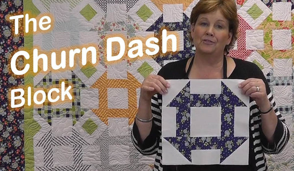 Churn Dash Quilt Block