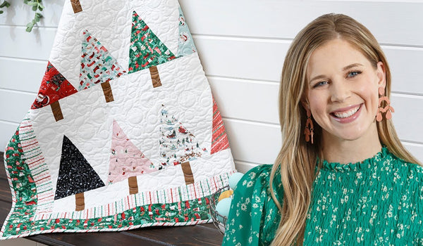 How to Make a Winter Pines Quilt - Free Quilting Tutorial with Misty Doan