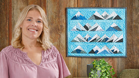 Scrappy Mountains Wall Hanging