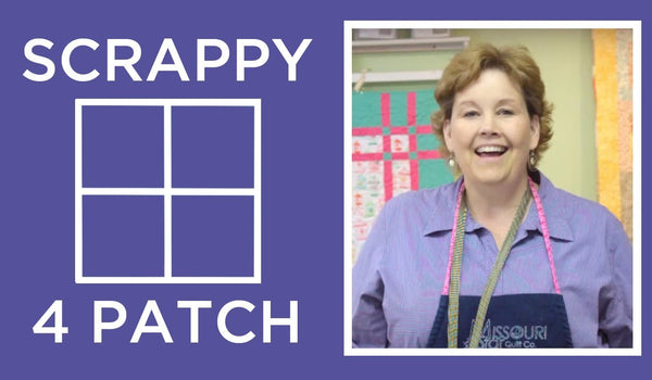 Scrappy 4 Patch Quilt
