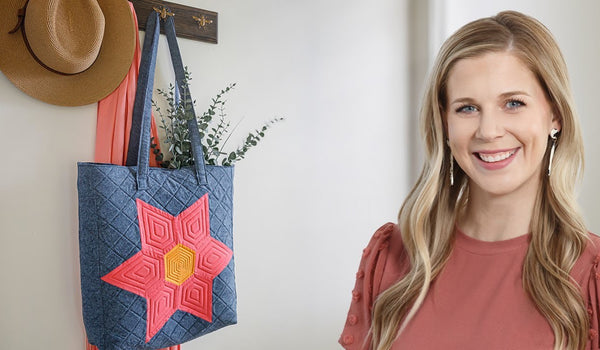 How to Make a Star Flower Tote Bag - Free Project Tutorial