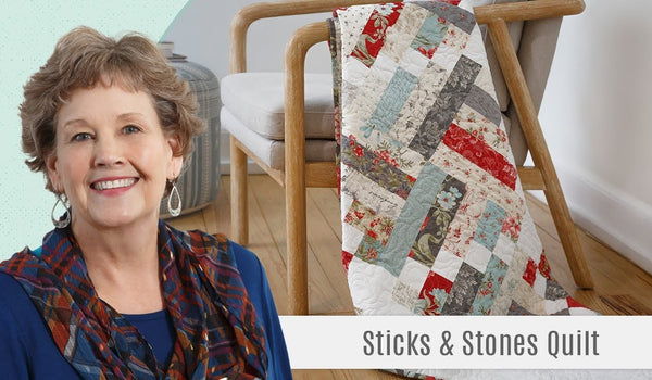How to Make a Sticks and Stones Quilt - Free Quilting Tutorial