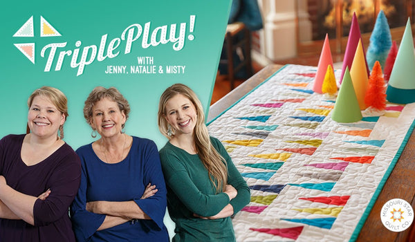 Triple Play: 3 "Wing Template" Quilts with Jenny Doan of Missouri Star