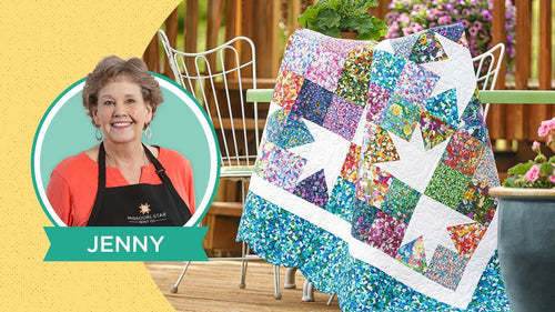 Make a "Goose Tracks" Quilt + Scalloped Border with Jenny Doan of Missouri Star