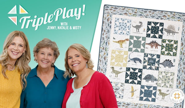 Triple Play: 3 NEW "Baby Stars" Quilts with Jenny Doan of Missouri Star