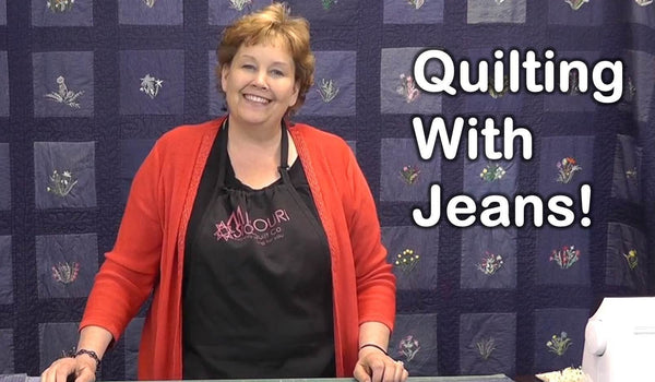 Quilt Using Old Jeans - Denim Quilting!