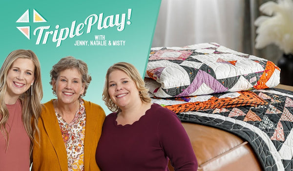 Triple Play: How to Make 3 NEW Flying Geese Halloween Quilts - Free Quilting Tutorial