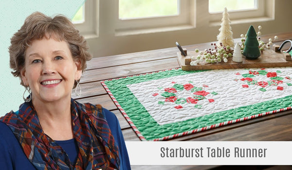 How To Make A Starburst Table Runner - Free Quilting Tutorial