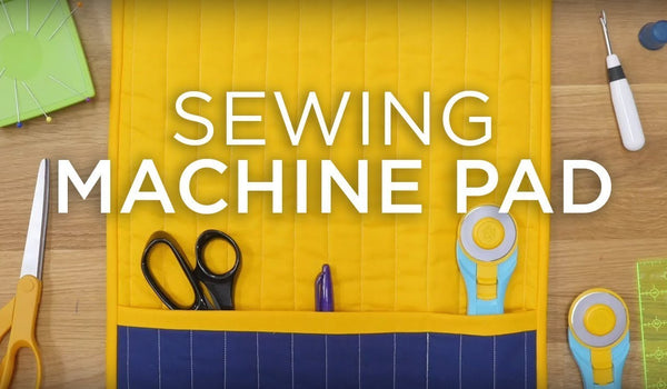 Quilt Snips Mini tutorial - Sewing Machine Pad