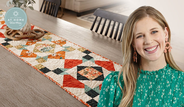 Make a "Room at the Table Runner" with Misty Doan on At Home With Misty (Video Tutorial)