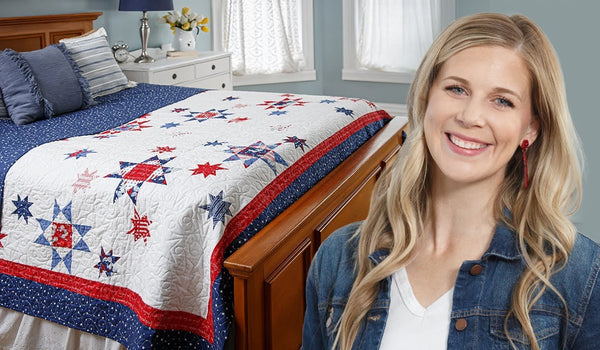 How to Make a Confetti Stars Quilt - a Free Quilt Tutorial with Misty Doan