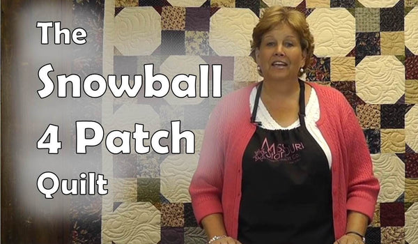 The Snowball 4 Patch Quilt