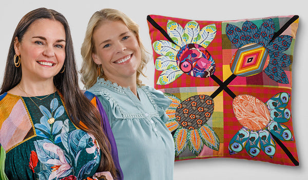 Echinacea Pillow with Anna Maria Parry