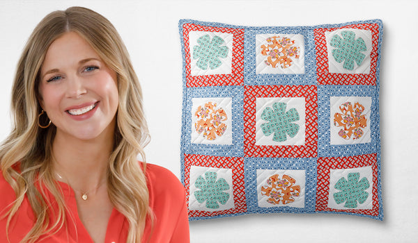 Blooms Pillow with Jemima Flendt