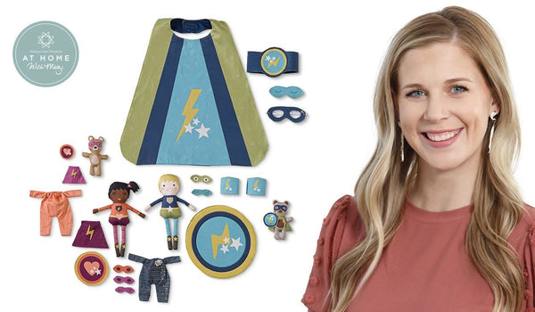 Make a "Superhero Doll & Cape" with Misty Doan on At Home With Misty (Video Tutorial)