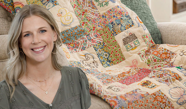 Favorite Things Embroidered Charms Quilt