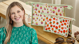 On the Go Zipper Pouch Set