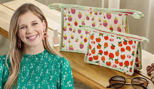 On the Go Zipper Pouch Set
