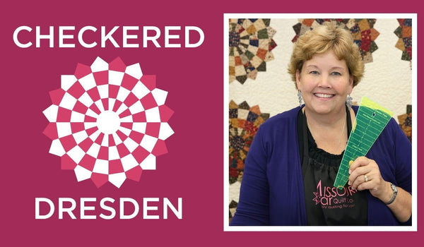 Checkered Dresden Quilt