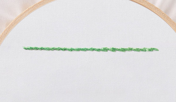 Embroidery 101:  How to Embroider a Stem Stitch