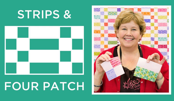 Strips and Four Patch Quilt