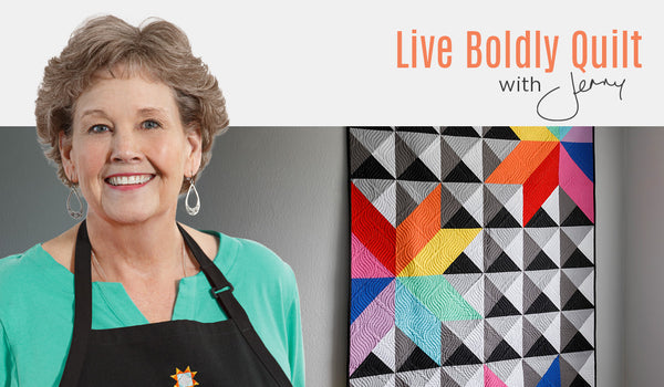 Make a "Live Boldly" Quilt with Jenny Doan of Missouri Star (Video Tutorial)