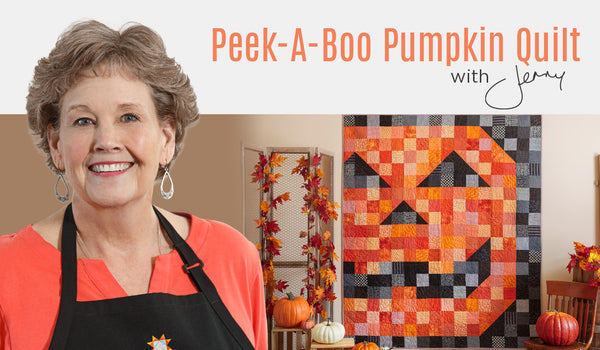 Make a "Peek-A-Boo Pumpkin" Quilt with Jenny Doan of Missouri Star Quilt Co