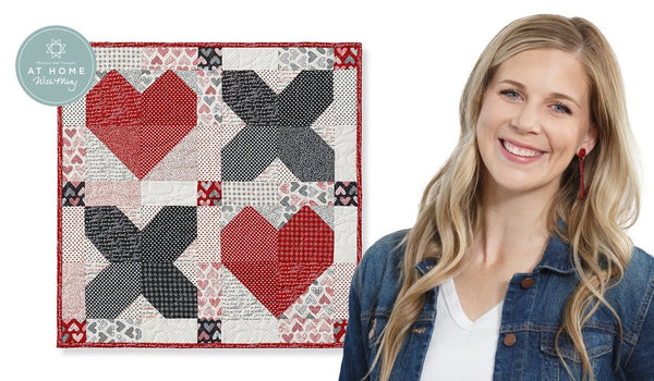Make a "Hearts and Kisses Table Topper" with Misty Doan on At Home With Misty (Video Tutorial)