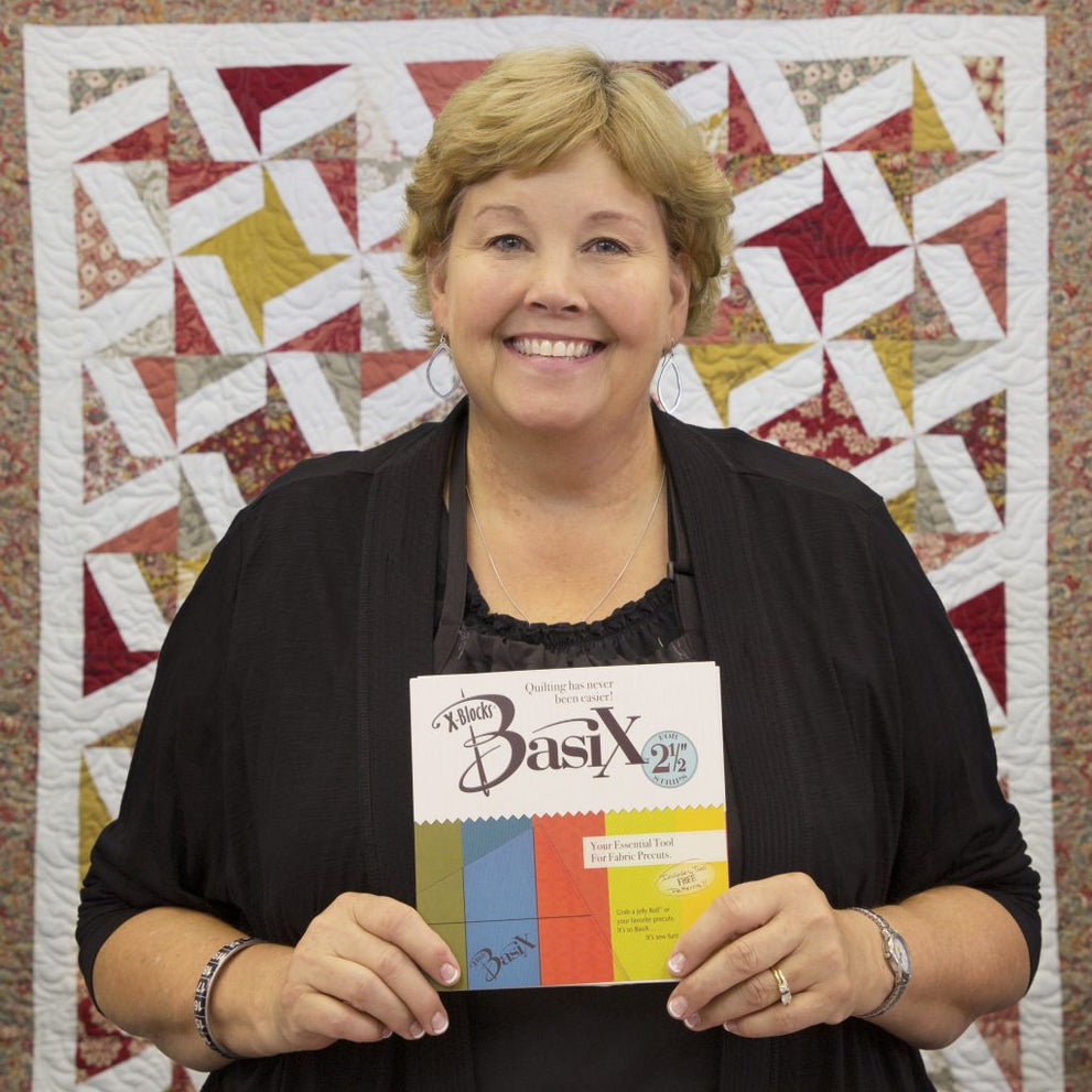 New Friday Tutorial: The Basic X Block Ruler Quilt