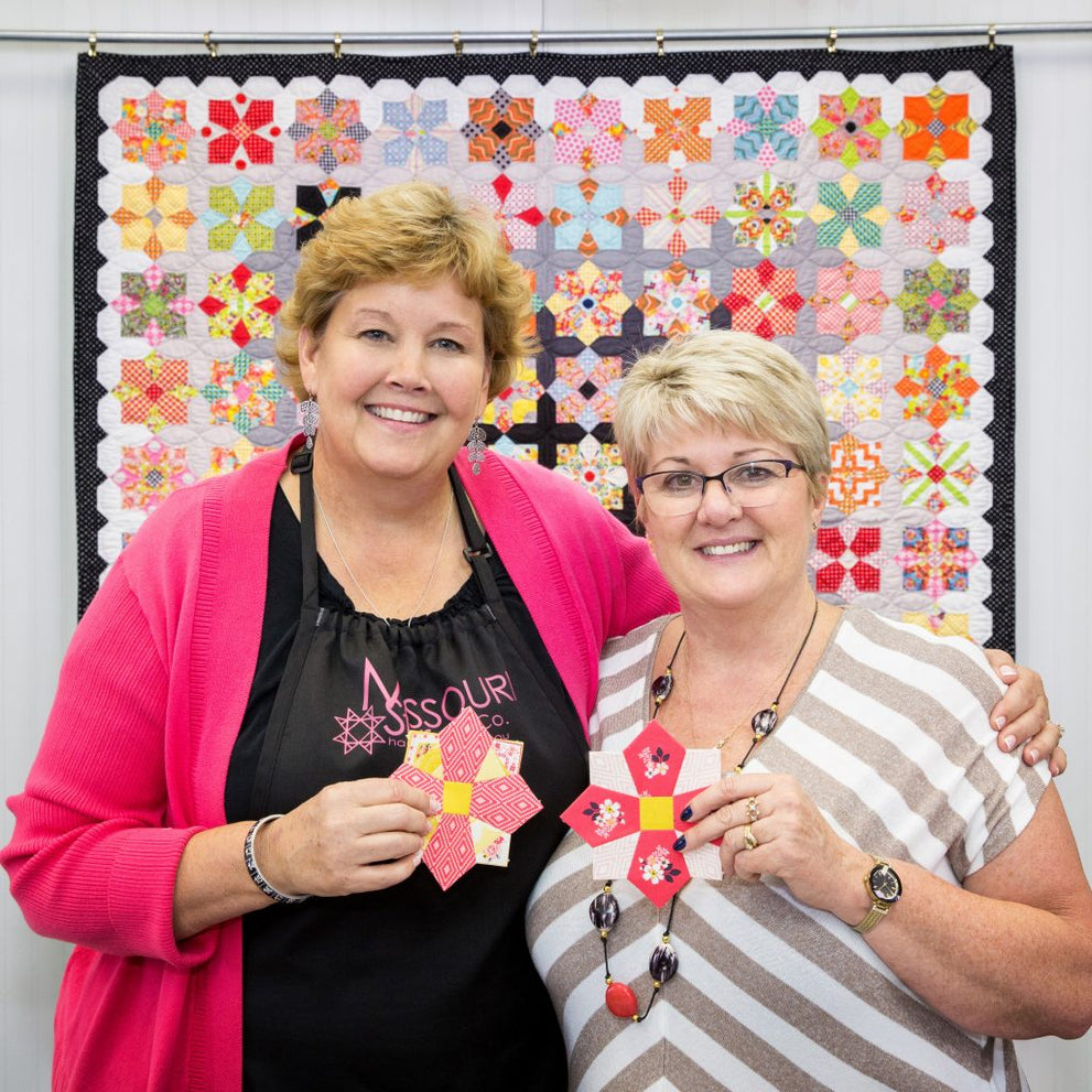 New Friday Tutorial: English Paper Piecing- Quatro Colour With Sue Daley