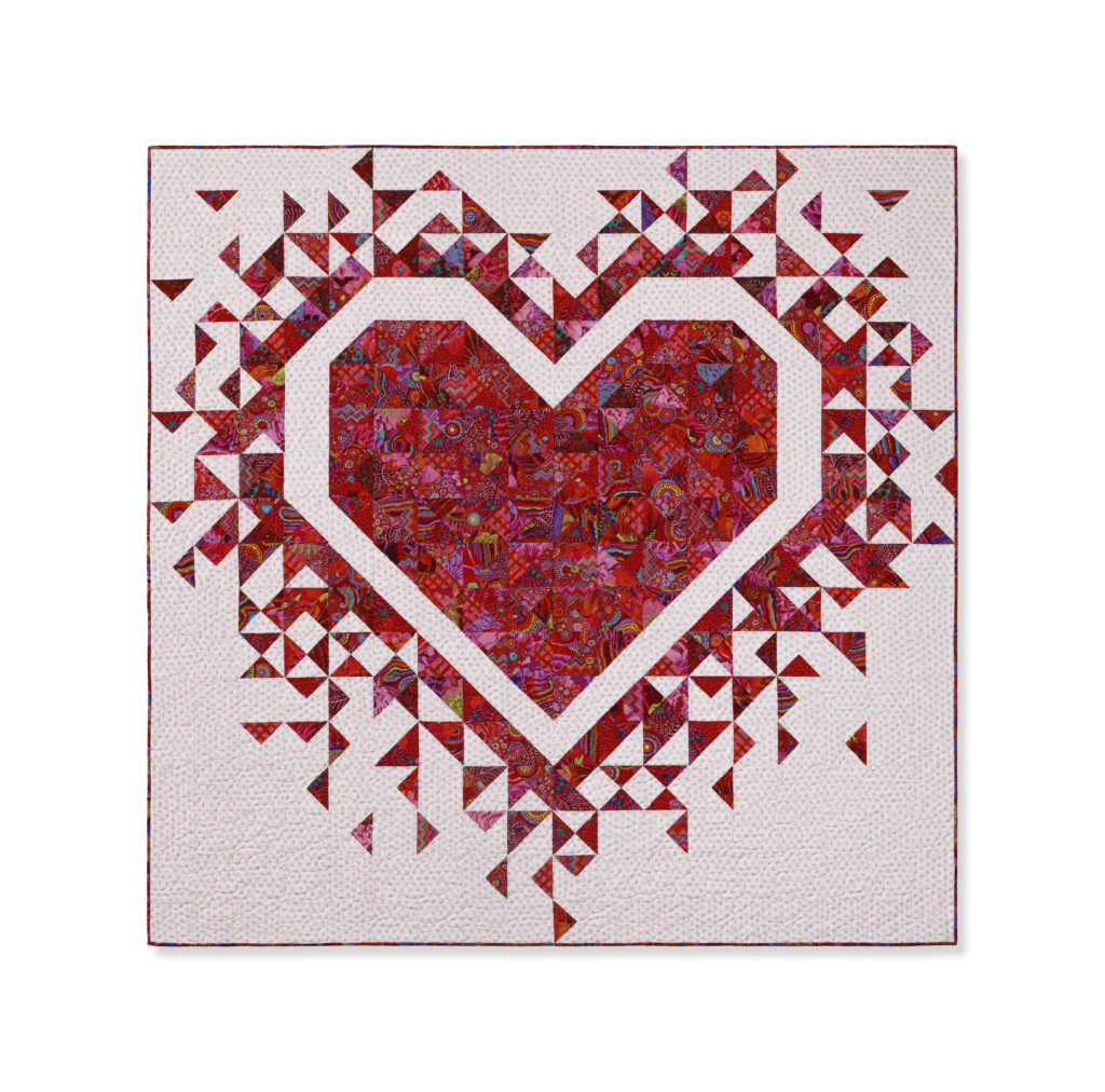 Exploding Heart Kit Quilt Tutorial