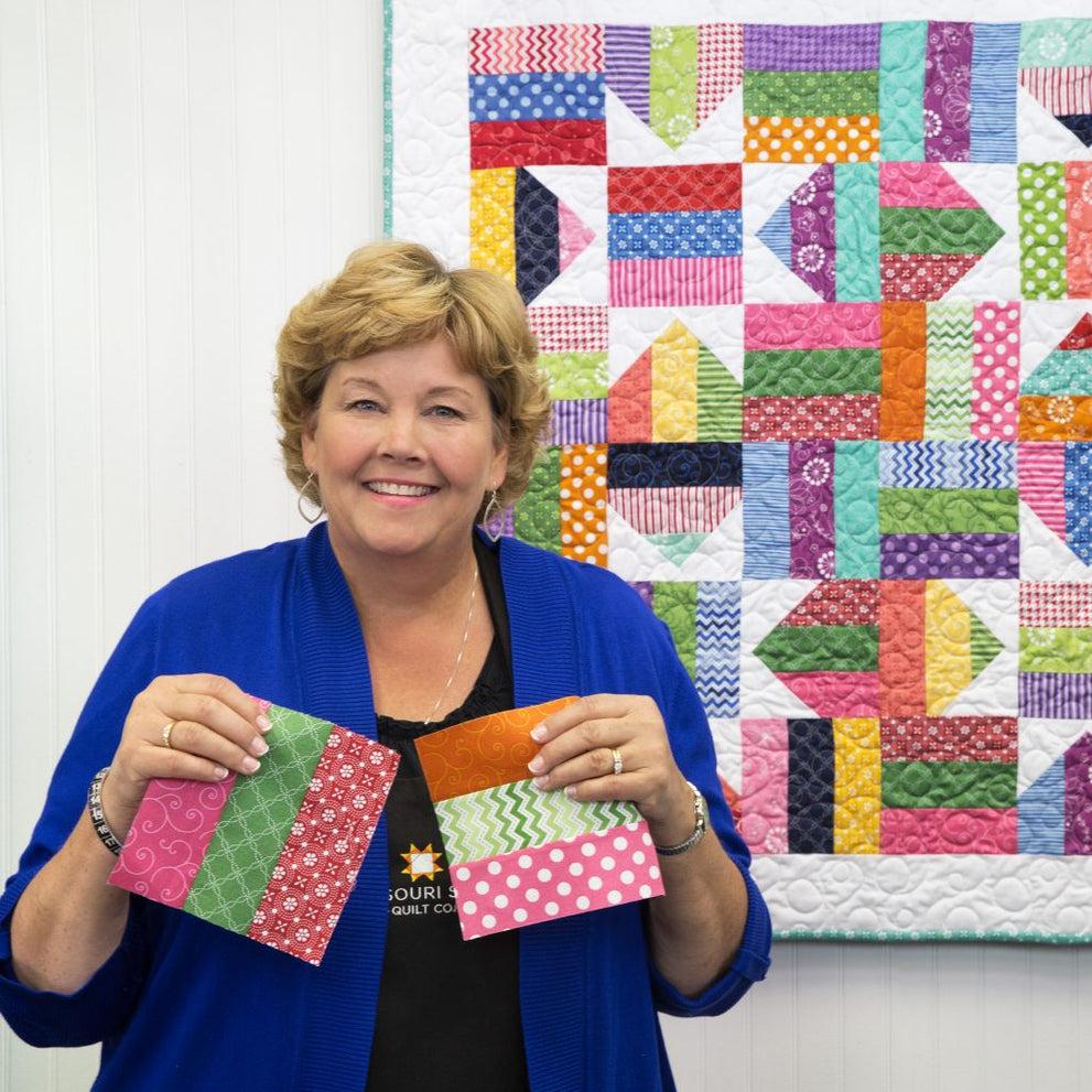 Fence Rail Star Quilt Tutorial with Jenny Doan