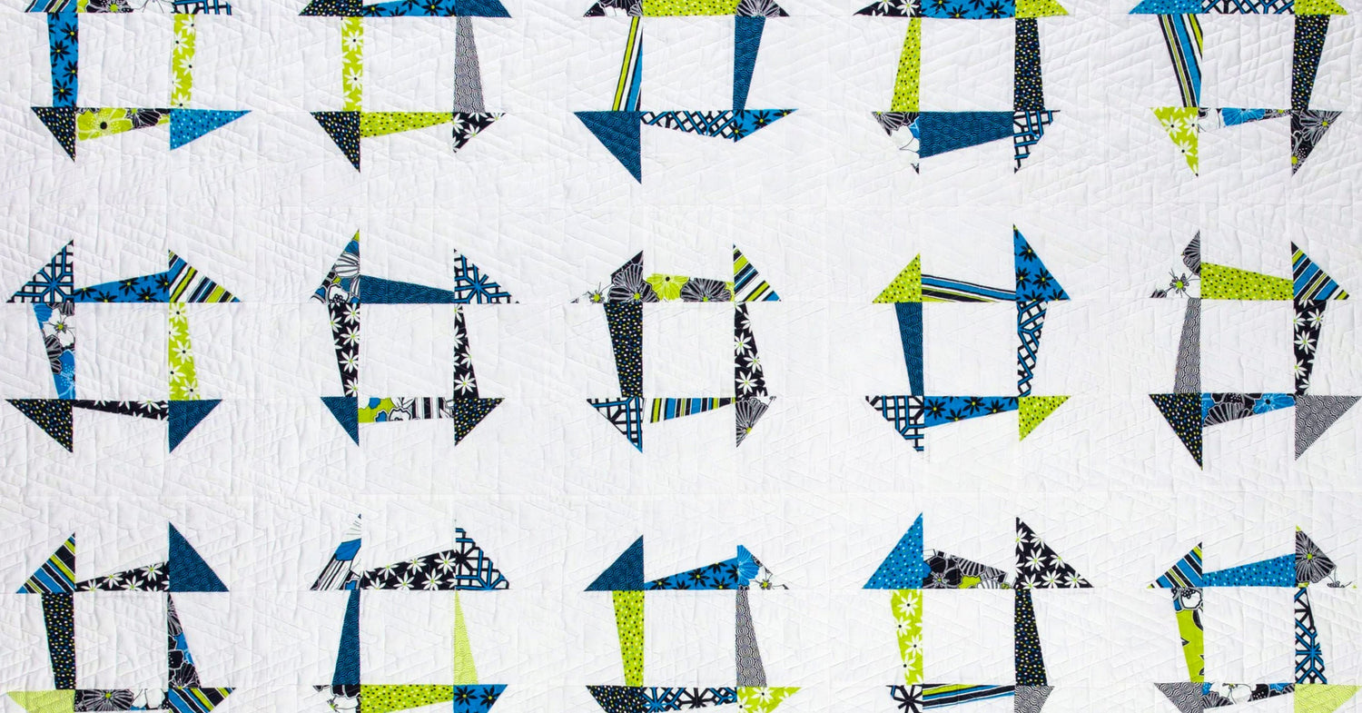 New Friday Tutorial: The Freestyle Churndash Quilt