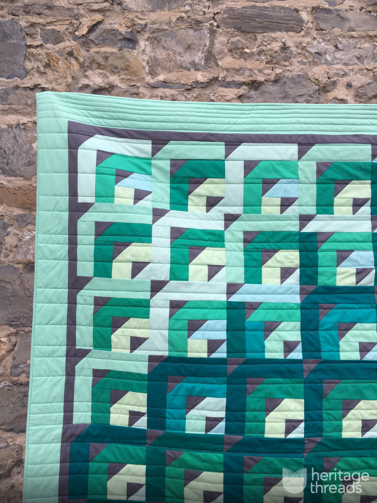 Flying Geese Log Cabin Tutorial Reboot: Featuring Guest Quilter Jen Van Orman