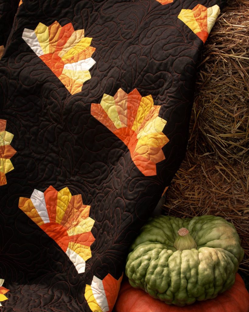 Look at Things Through a New Light - 5 Quilt Ideas with Dark Background Fabric