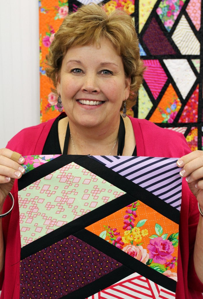 New Friday Tutorial: The Sashed Half Hexagon Quilt