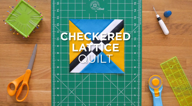 Quilt Snips Mini Tutorial - Checkered Lattice