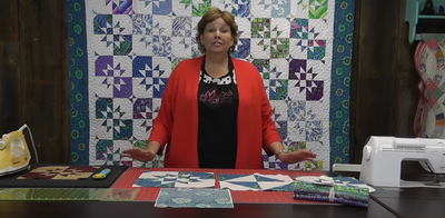 Disappearing Hourglass Quilt Tutorial: Jenny Doan's Easy Layer Cake Method