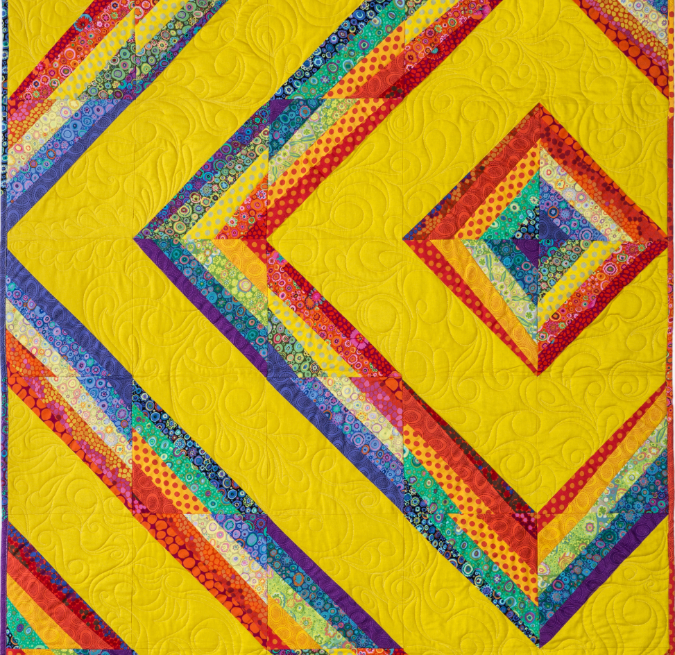 String Quilt Tutorial: Jenny Doan's Foundation Piecing Method for Scraps