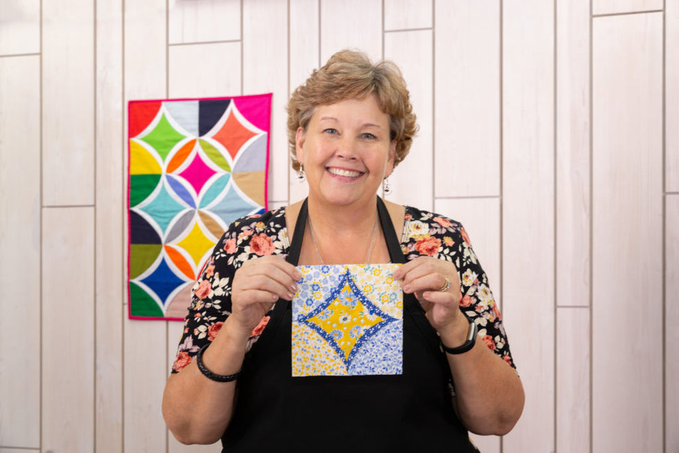 Splendid Sampler 2: Easy Cathedral Window Block with Jenny!