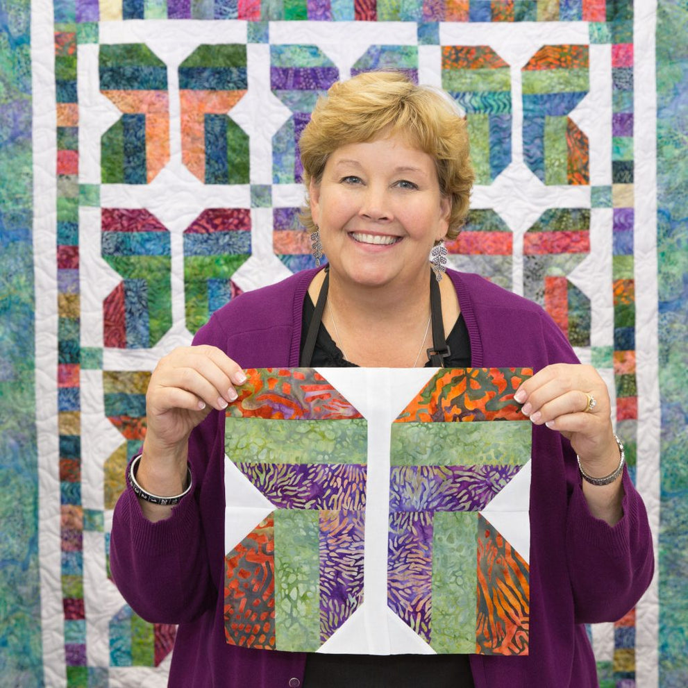 New Friday Tutorial: Easy Strip Butterflies Quilt