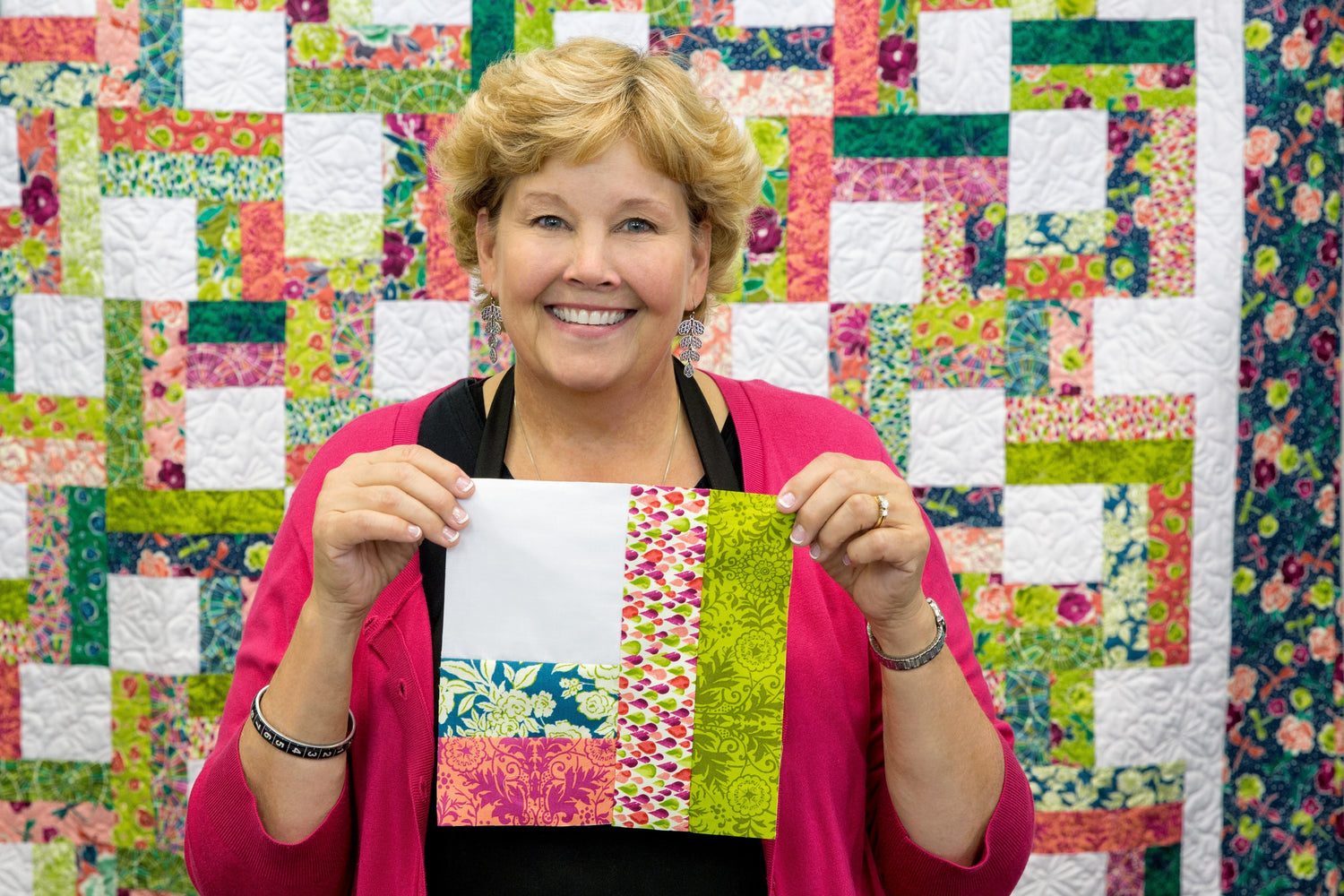 Two Step Quilt Tutorial: Jenny Doan's Easy Jelly Roll Quilt Pattern